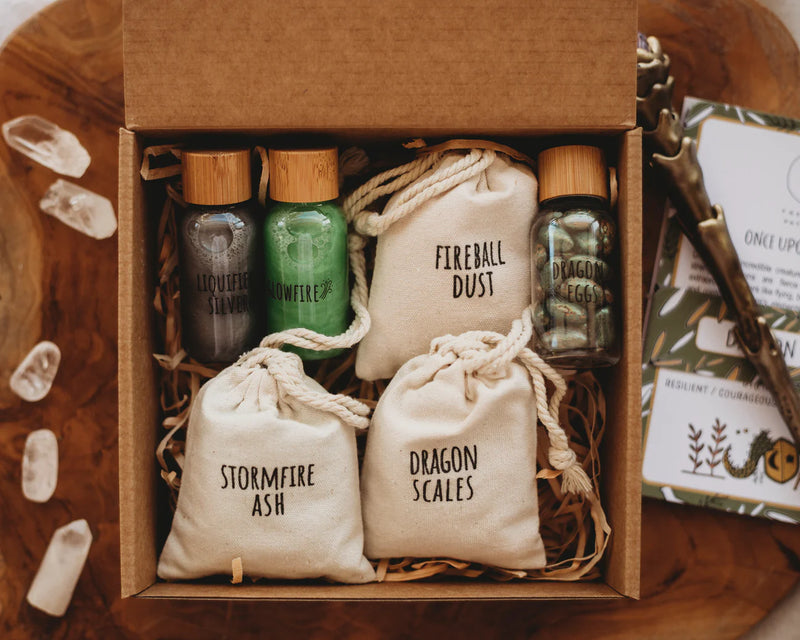 Dragon Tales Mindful Potion Kit by The Little Potion Co Art and craft for kids Sensory Toys Best Seller Dinosaur and Dragon Theme 4yrs+