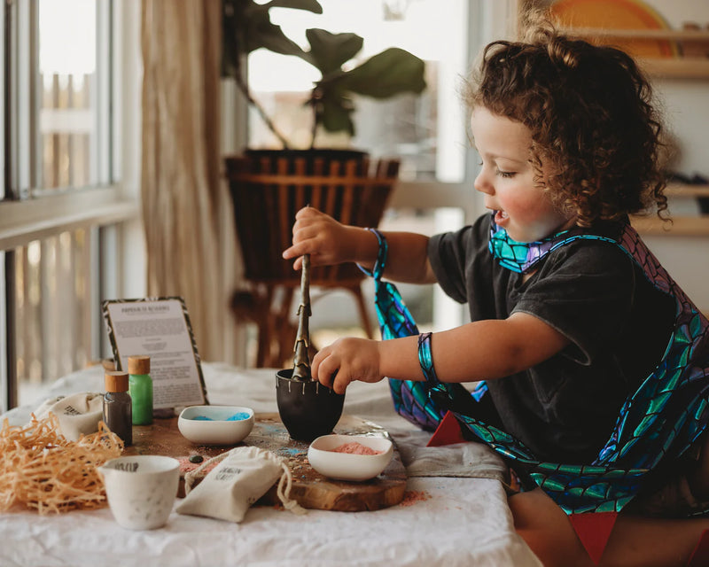 Dragon Tales Mindful Potion Kit by The Little Potion Co Art and craft for kids Sensory Toys Best Seller Dinosaur and Dragon Theme 4yrs+