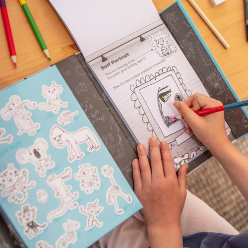 Tiger Tribe Drawing Inspiration A Guided Sketchbook Activity Interactive Book Art and craft for kids 7yrs+