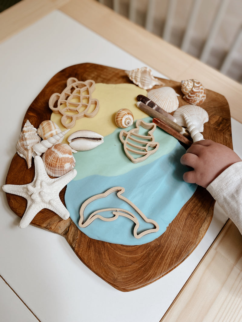 Kinfolk Pantry Mini Under The Sea Eco Cutter Set Playdough Toys Art and craft for kids 3yrs+