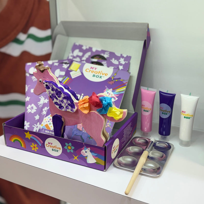 My Creative Box Unicorn Mini Creative Kit Art and Craft for Kids Unicorn Toys Best Seller Fairy Unicorn and Castle Theme Most Loved in Store for 3yrs+