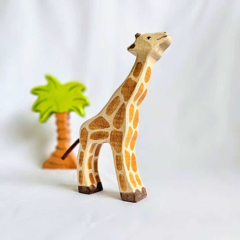 Holztiger Baby Giraffe Wooden Animals Wildlife Animal Head Raised 3yrs+