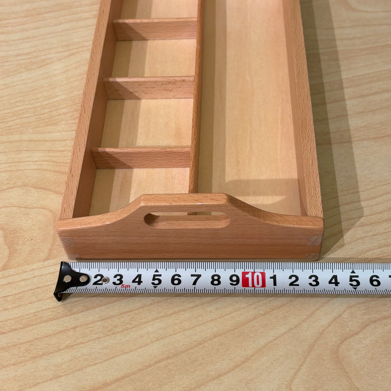 Montessori 4 Compartment Wooden Sorting Tray