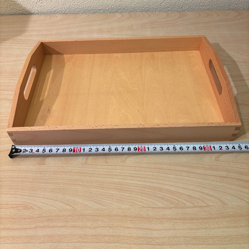 Montessori Trays with Handle Set of 3 Practical Life Materials