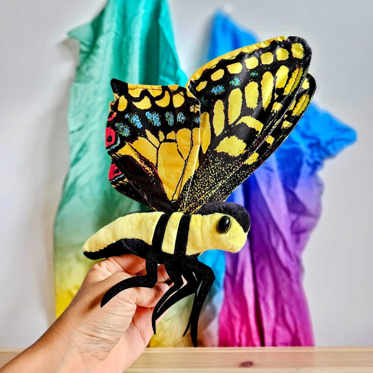 Swallowtail Butterfly Finger Puppet by Folkmanis 3yrs+ — My Playroom
