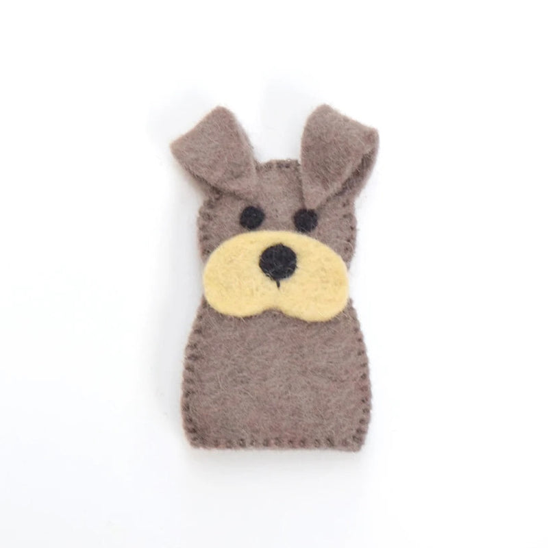 Tara Treasures Felt Old MacDonald Dog Finger Puppet Pretend & Imaginative Play Toys 3yrs+