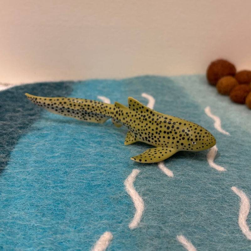 Zebra Shark Figurine by CollectA Medium Ocean Sea Life Collection Animal Figurines Clearance 3yrs+