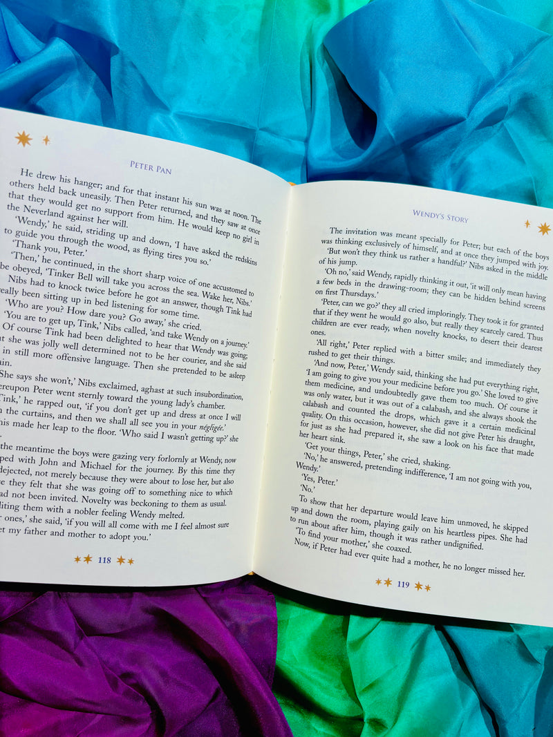 Peter Pan and Peter Pan in Kensington Gardens by J.M. Barrie and Leire Salaberria Gift Idea for 8yrs+