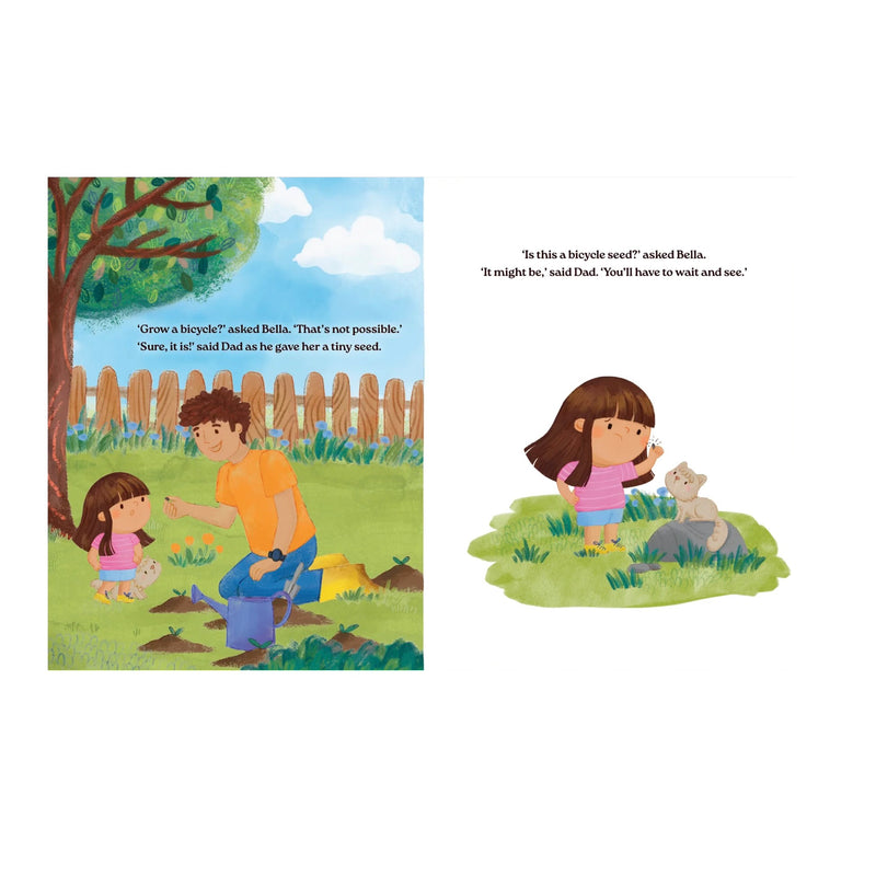 Bella Grows a Bicycle (Hardcover) by Lellie Lopter & Chiara Franceschetti Kids Picture Book