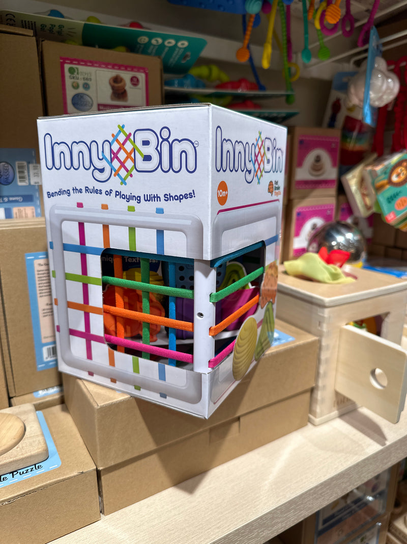 Fat Brain Toys Inny Bin Travel Fidget Toys for Baby Sensory Toys Baby Gifts Idea Best Seller 10m+