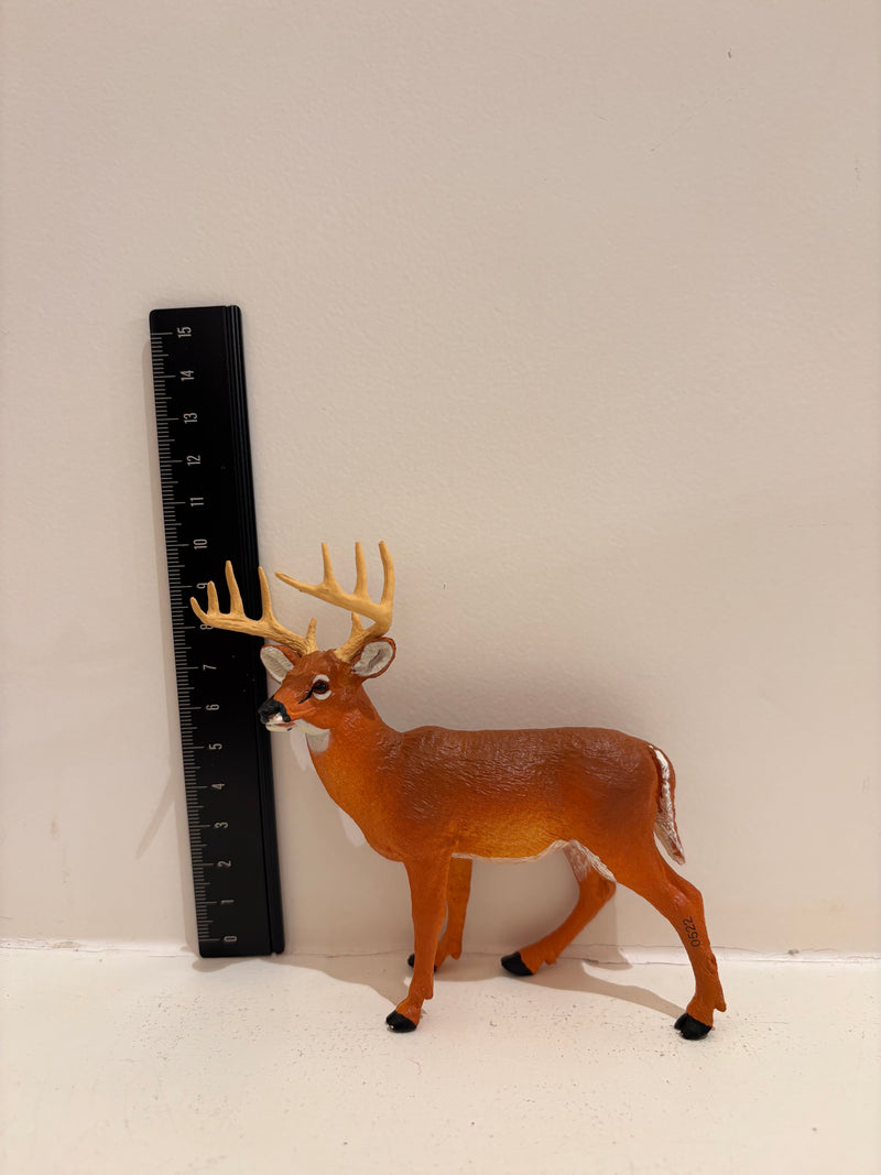 Whitetail Buck Figurine by Safari Ltd Large Woodland Collection Animal Figurines 3yrs+