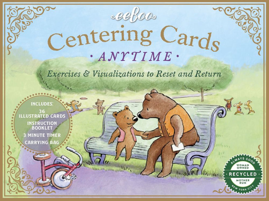 eeBoo Centering Cards Anytime