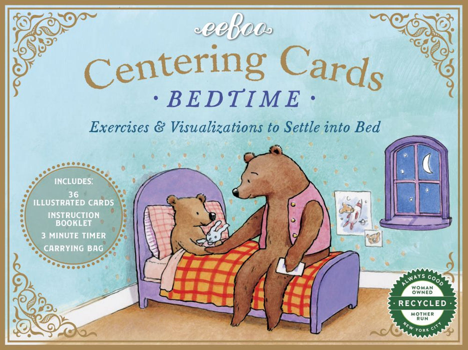 eeBoo Centering Cards Bedtime