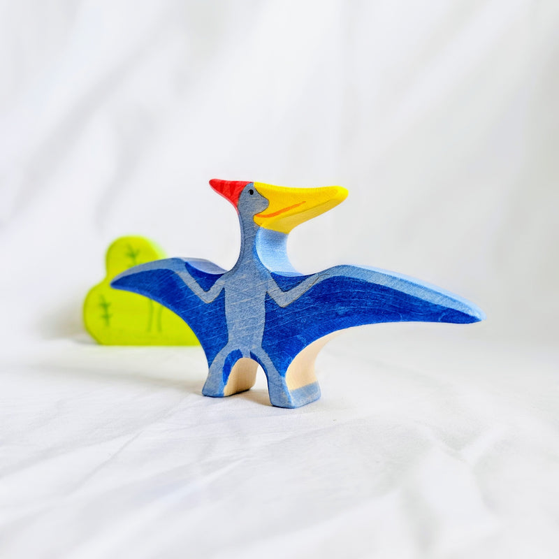 Holztiger Pteranodon Wooden Animals Dinosaur Toy Dinosaur and Dragon Theme 3yrs+