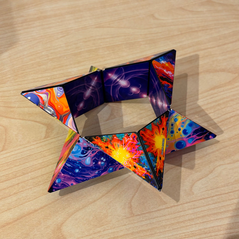 Shashibo Cosmos Shape Holographic Shifting Puzzle Box Fidget Travel Toys Sensory Toys 8yrs+