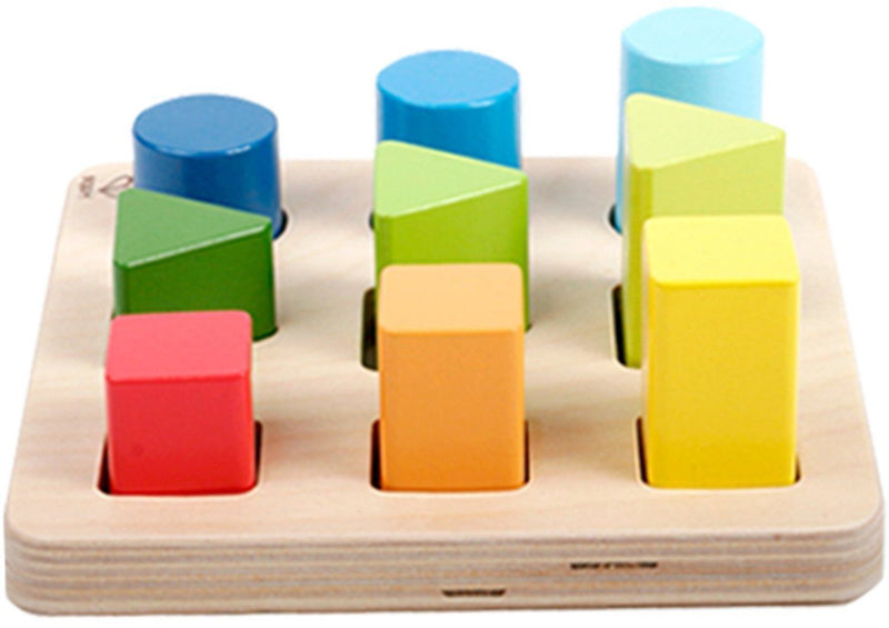 Hape Colour and Shape Sorter 10pcs Cognitive Developmental Toys for Toddlers Best Seller 18m+