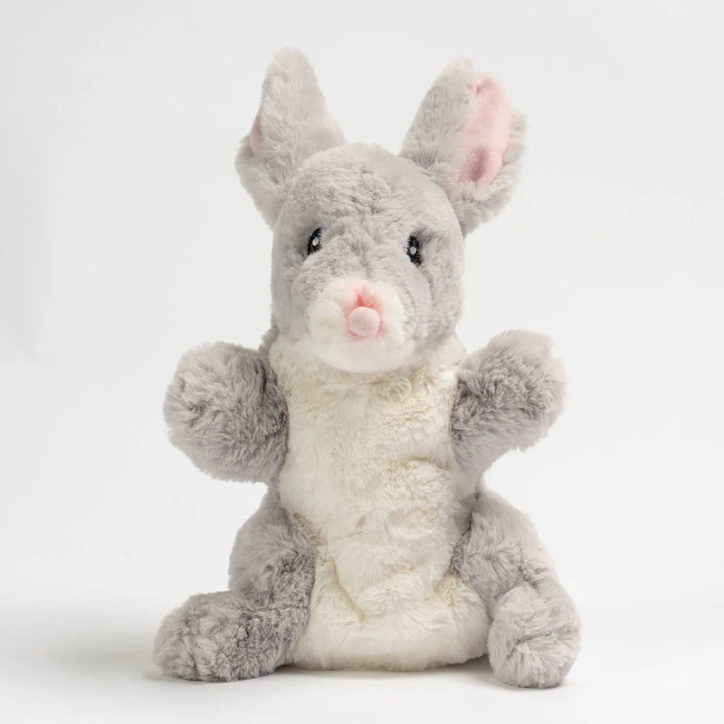 Eco Bilby Hand Puppet 25cm By Eco Buddies Pretend and Imaginative Play Plush Toys 3yrs+