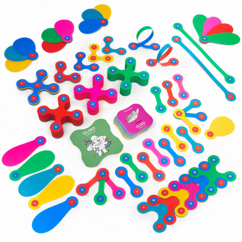 Clixo Classroom Pack 100pc STEM Toys for 4yrs+