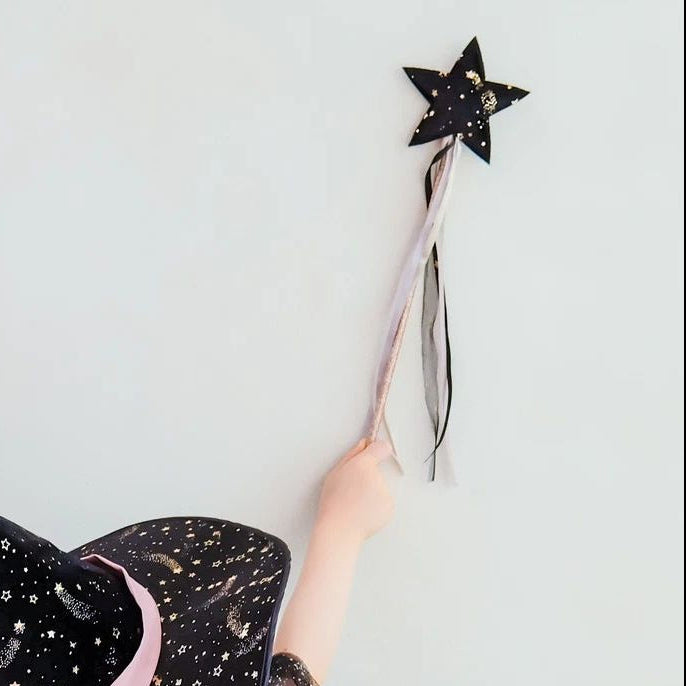 Ethel Wand Black Star by Mimi & Lula Kids Costumes Halloween 3yrs+