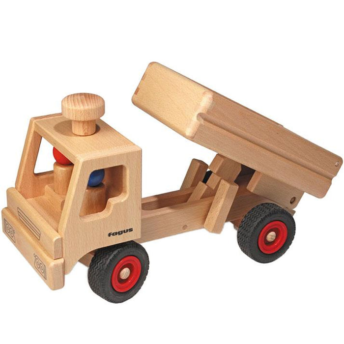 Fagus Wooden Dumper Truck Wooden Toy Car 3yrs+