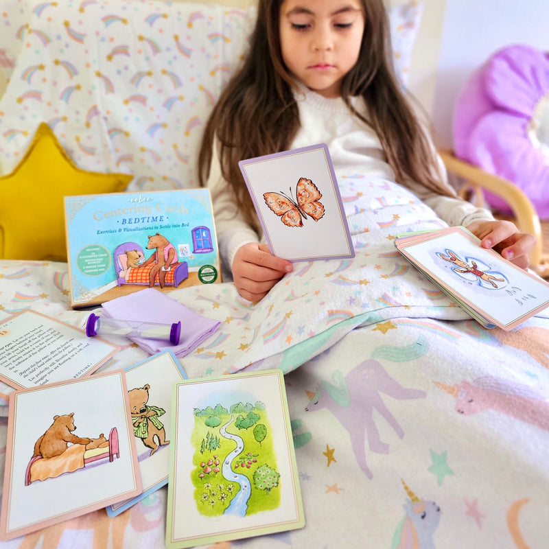 eeBoo Centering Cards Bedtime Mindfulness Early Literacy Best Seller 3yrs+