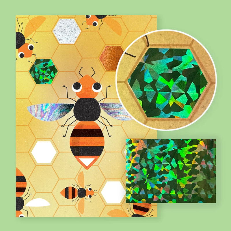 Tiger Tribe Foil Art Bug World Art and Craft for Kids 5yrs+