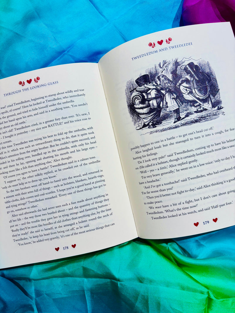 Alice's Adventures in Wonderland and Through the Looking Glass (Hardcover) With Illustrations by Sir John Tenniel