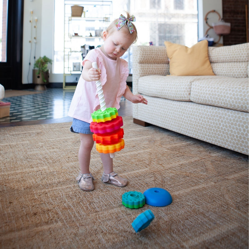 Fat Brain Toys Spin Again Sensory Toys Developmental Toys for Toddlers Gifts Idea Best Seller Baby Toys 12m+