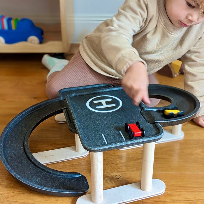 PlanToys Race and Play Parking Garage 3yrs+