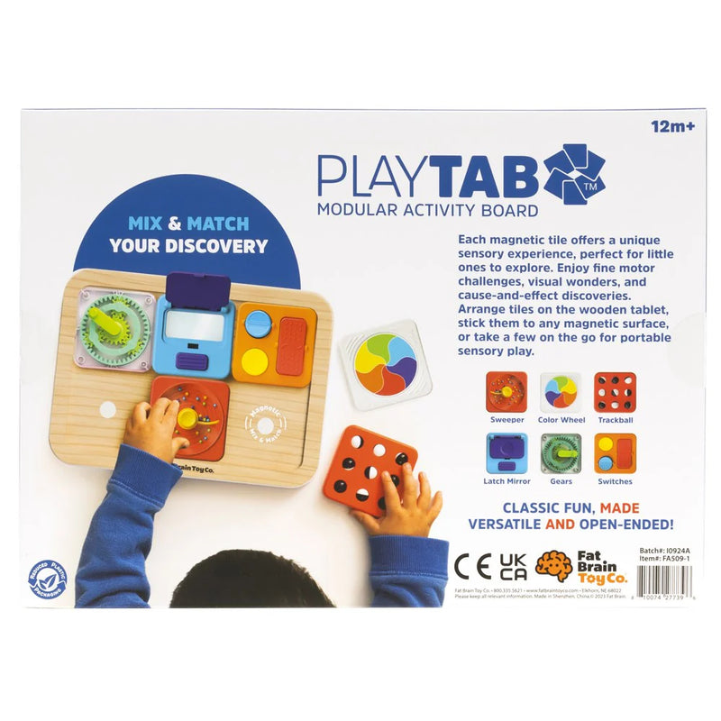 PlayTab Essentials Starter Set 2025 Ready To Go by Fat Brain Toys Sensory Cognitive Developmental Toys for Toddlers Gift Idea Best Seller Most Loved in Store 12m+
