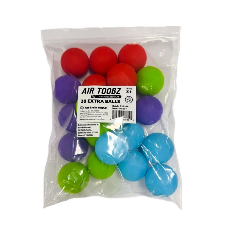Fat Brain Toys Air Toobz 20 Extra Balls Accessory Set Balls Only 3yrs+