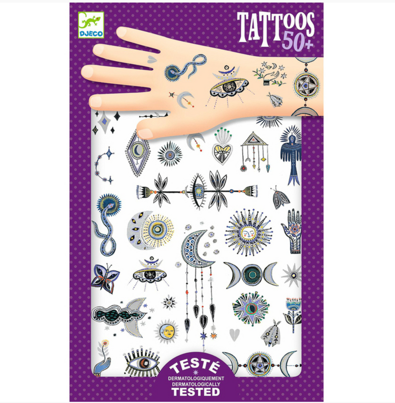Temporary Tattoos by Djeco Stationary Art and craft for kids Best Seller 3yrs+