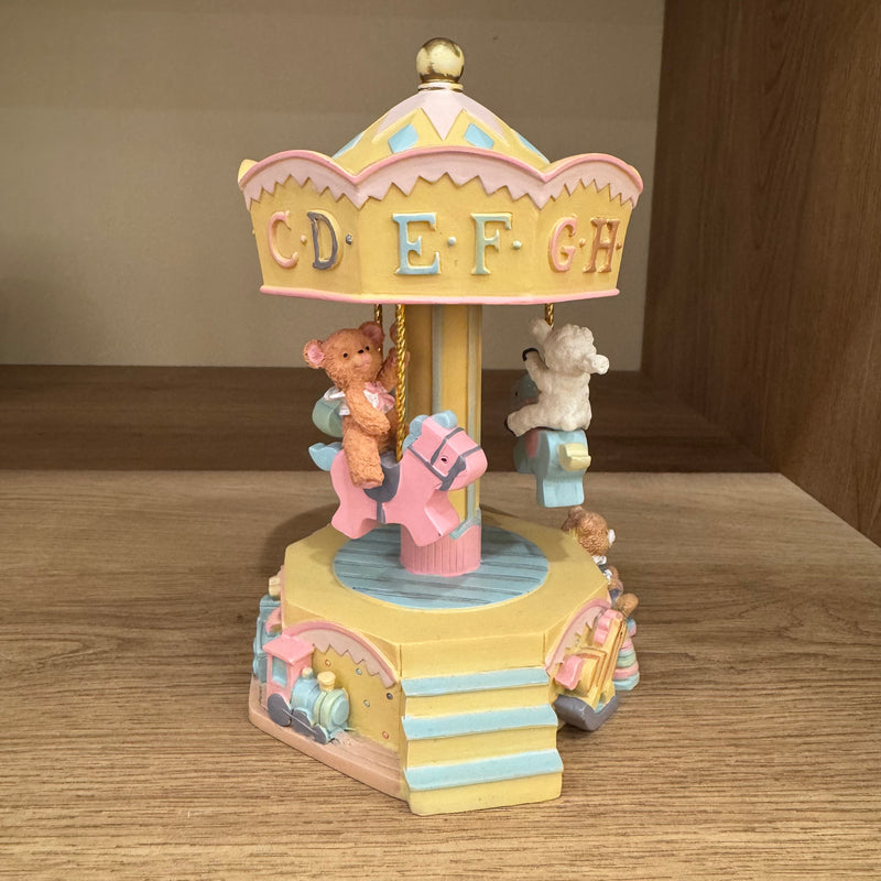 Carousel Music Box Revolving ABC Bear Design Best Seller Most Loved in Store