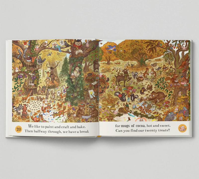 Brown Bear Wood: Keeping Cosy and Snuggling Up (Board Book) by Rachel Piercey Kids Picture Book by Magic Cat 2yrs+