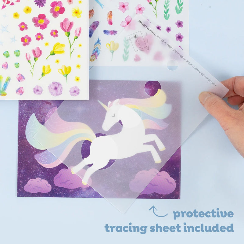 Tiger Tribe Transfer Magic Magical Unicorns Art and Craft for Kids Travel Toys 4yrs+