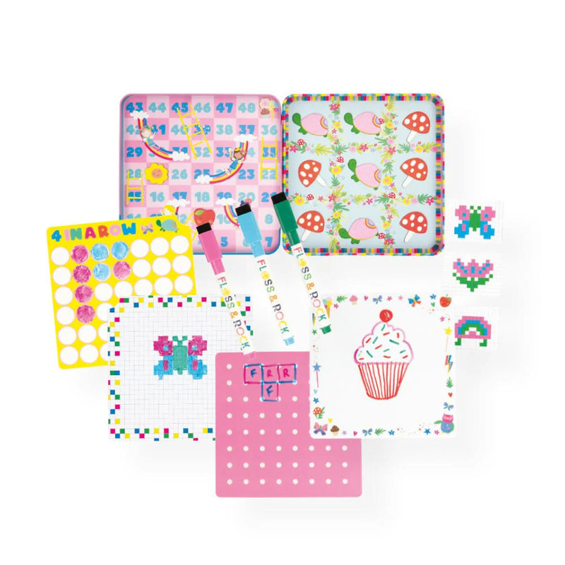 Floss & Rock Magnetic Fun & Games Rainbow Travel Toys 3yrs+