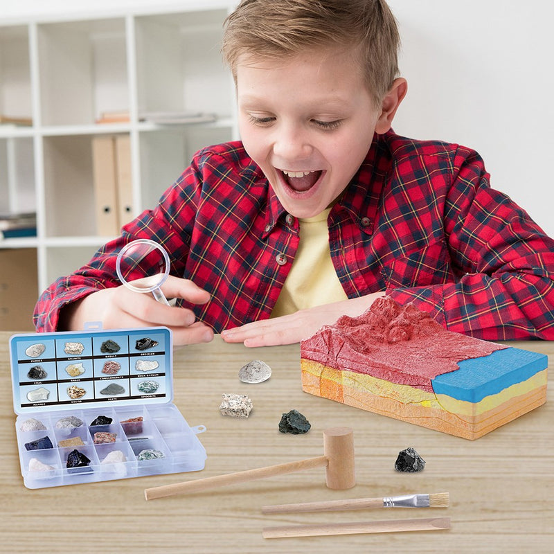 Johnco Treasure of the Earth Dig Kit Early Science STEM Toys 6yrs+