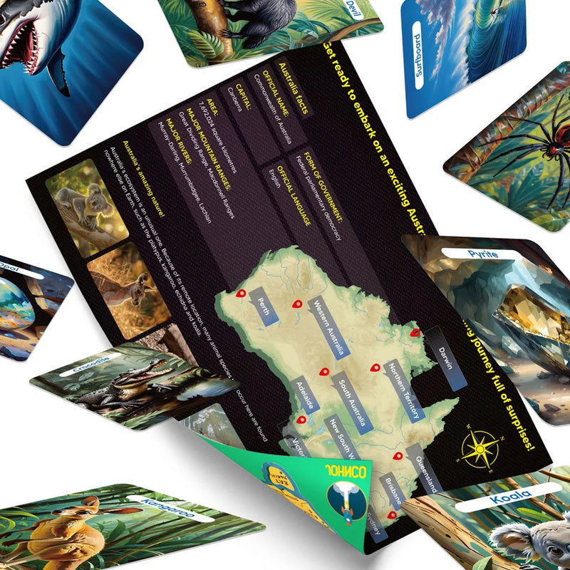 Johnco Dig Kit Explore Australia Early Science STEM Toys 6yrs+