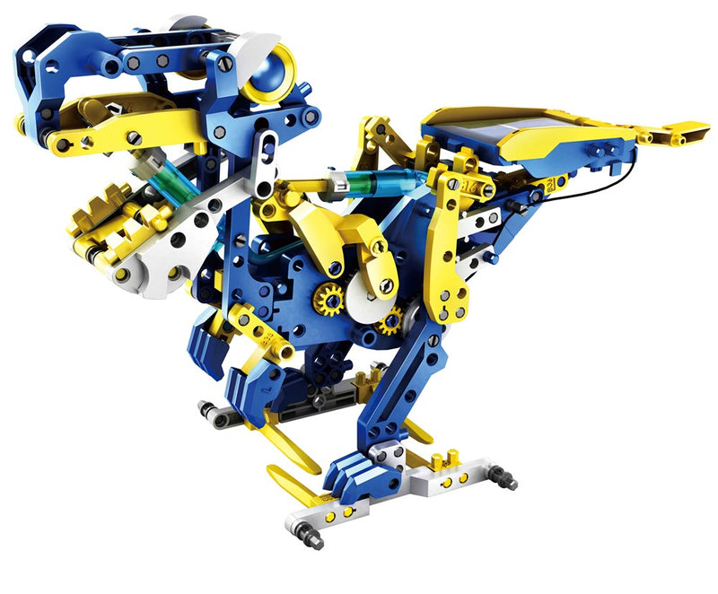 Johnco 12 in 1 Solar and Hydraulic Powered Robot Construction Kit Early Science STEM Toys Best Seller 8yrs+