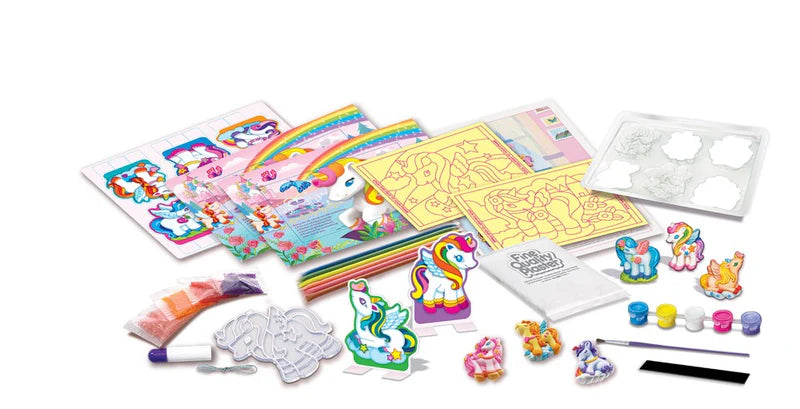 My Magical Unicorns Activity Kit by 4M Art and Craft for kids Unicorn Toys Best Seller Fairy Unicorn and Castle Theme 5yrs+