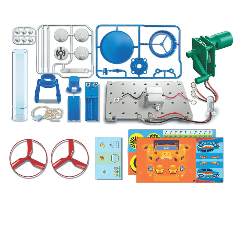 KidzLabs Mega Motor Science Kit by 4M Science Experiments STEM Toys 8yrs+