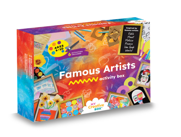My Creative Box LARGE Famous Artists Craft Box Best Seller Art and craft for kids Most Loved in Store Gifting Idea for 3yrs+