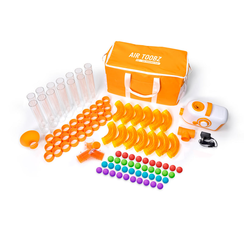 Fat Brain Toys Air Toobz Bundle Set 100pcs NEW 2026 STEM Toys Gifting idea for 3yrs+ (Bulky Shipping)