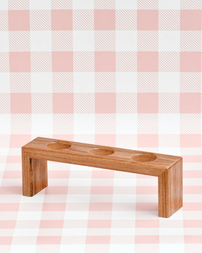 Tara Treasures Wooden Ice Cream Cone Holder Pretend and Imaginative Play 3yrs+