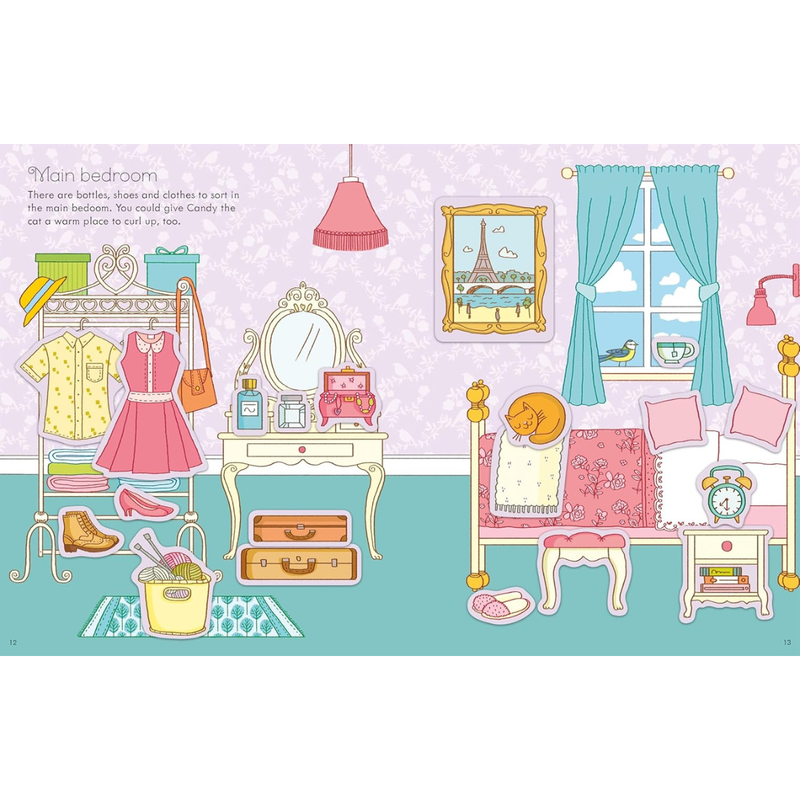 First Sticker Book Doll’s House First Sticker Book Dollhouse (Paperback) by Abigail Wheatley Kids Activity Book