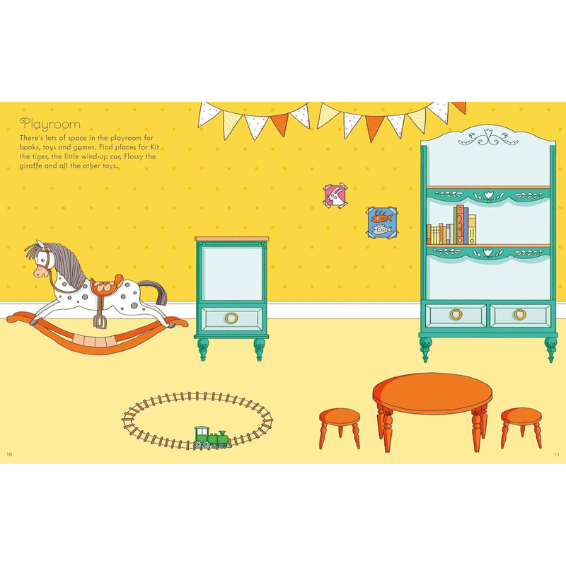 First Sticker Book Doll’s House First Sticker Book Dollhouse (Paperback) by Abigail Wheatley Kids Activity Book