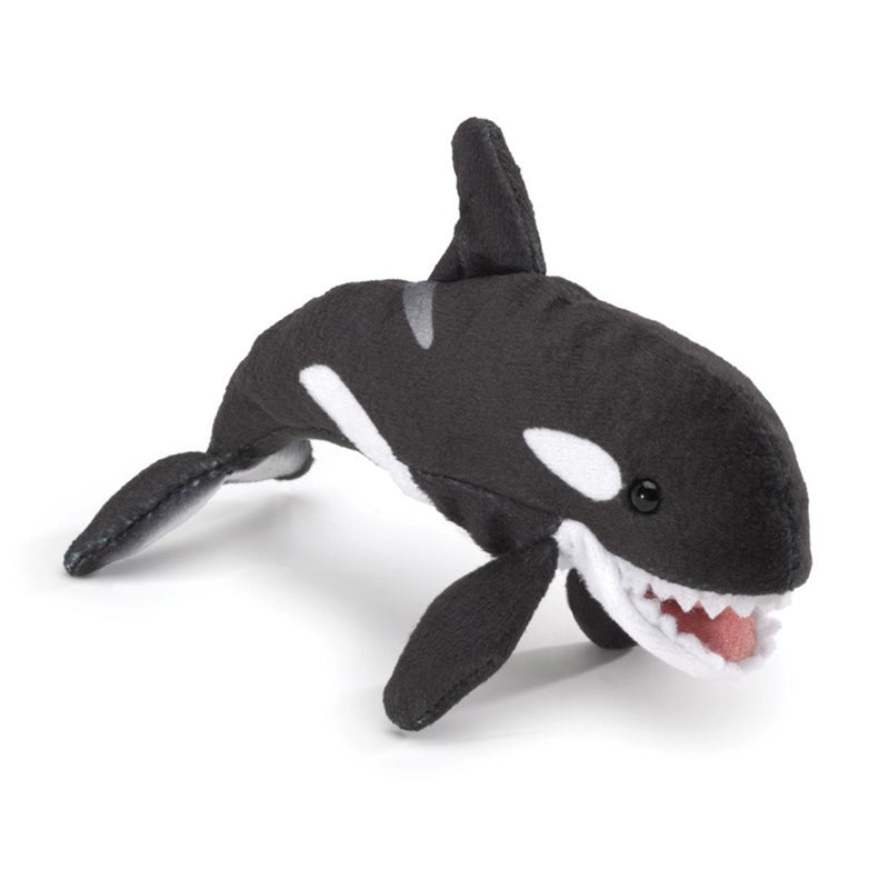 Orca Killer Whale Finger Puppet by Folkmanis Ocean Toys Best Seller 3yrs+