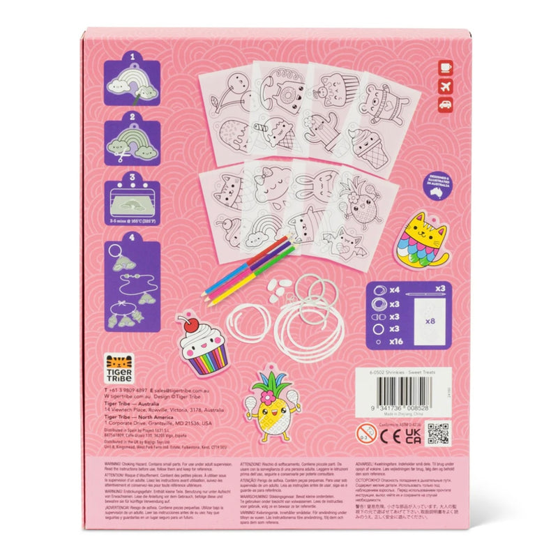 Tiger Tribe Sweet Treats Shrinkies Art and Craft for kids 4yrs+