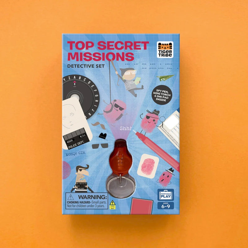 Tiger Tribe Top Secret Missions Detective Activity Set 6yrs+