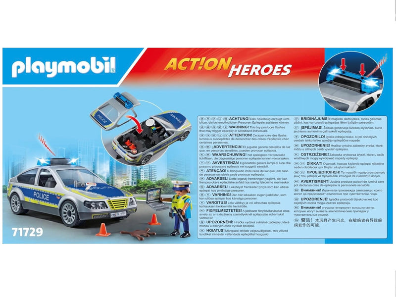 Playmobil Action Heroes Police Patrol Car Toy Car Gift Idea 4yrs+